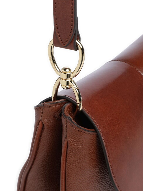 ELISABETTA Schultertasche, Leder BRAUN - Damentaschen