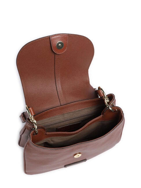 ELISABETTA Schultertasche, Leder BRAUN - Damentaschen
