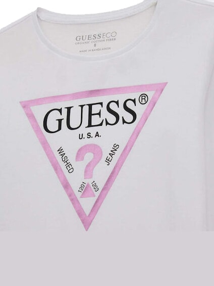 KIDS Langarmshirt mit Metallic-Streifen purwei&szlig; - Kinder-T-Shirt