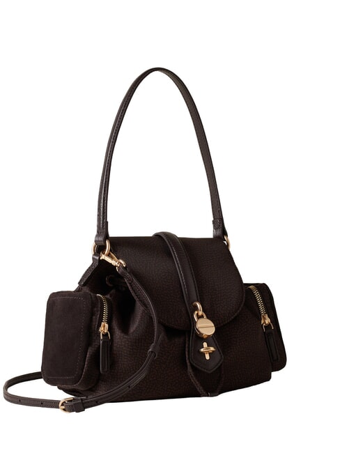 POCHE Schultertasche mit Schultergurt Schokolade - Damentaschen