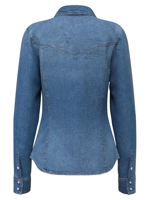 VELVET Jeanshemd, lang&auml;rmelig Liberty City Washington - Damenblusen