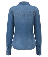 GUESS VELVET Jeanshemd, lang&auml;rmelig - Damenblusen