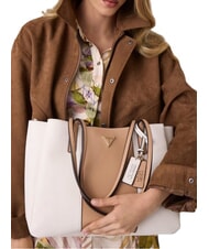 GUESS NOELLE 2 Schultertasche Cremewei&szlig;/Beige - Damentaschen - 2