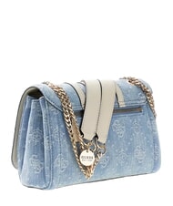 GUESS NOELLE 2 Umh&auml;ngetasche Denim-Logo - Damentaschen - 3