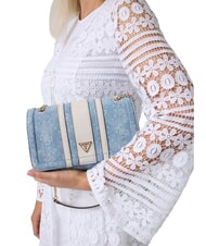 GUESS NOELLE 2 Umh&auml;ngetasche Denim-Logo - Damentaschen - 4
