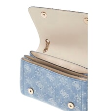 GUESS NOELLE 2 Umh&auml;ngetasche Denim-Logo - Damentaschen - 7