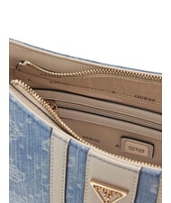 GUESS NOELLE 2 Verstellbare Schultertasche Denim-Logo - Damentaschen - 6
