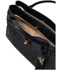 GUESS ELLA Handtasche mit Schulterriemen schwarzes Logo - Damentaschen - 4