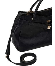 GUESS ELLA Handtasche mit Schulterriemen schwarzes Logo - Damentaschen - 5
