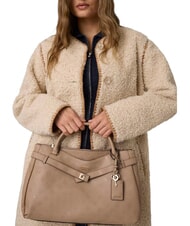 GUESS ELLA Handtasche mit Schulterriemen beige Logo - Damentaschen - 2