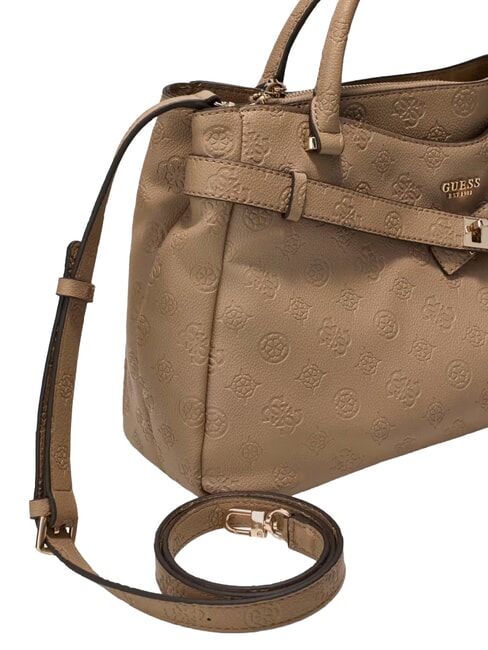ELLA Handtasche mit Schulterriemen beige Logo - Damentaschen