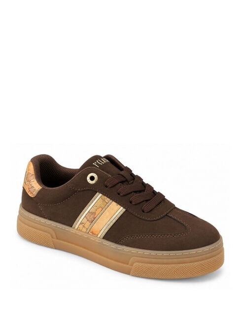GEO Turnschuhe Dunkelbraun/Geobeige - Damenschuhe