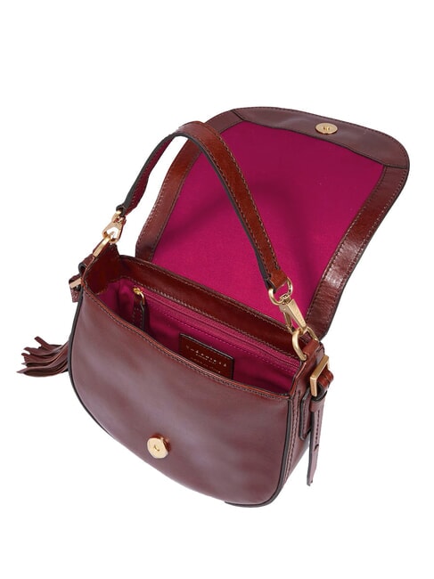  PEARLDISTRICT Mini-Tasche von Hand, mit Schultergurt Barolo/Gold - Damentaschen