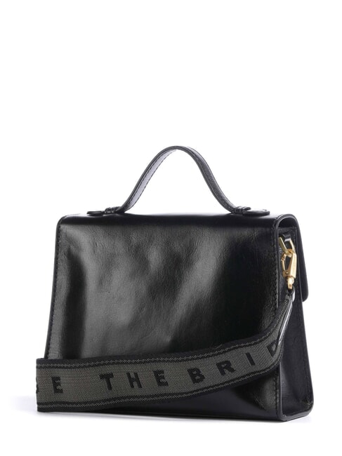 IRENE Schultertasche aus Leder Schwarzes Gold - Damentaschen