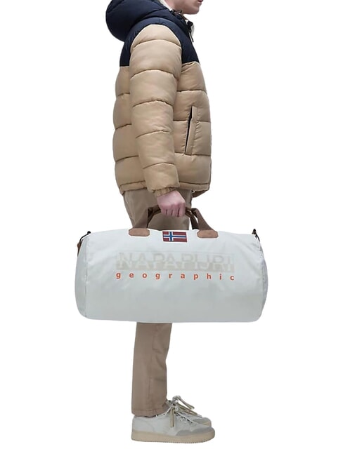 BERING Reisetasche mit Schultergurt Beige-Silber - Reisetaschen