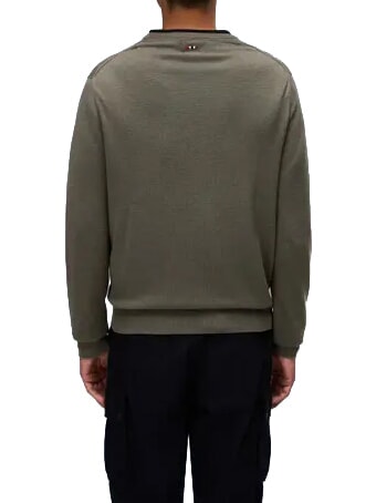 DAMAVAND Wollpullover Teeblatt - Herrenpullover