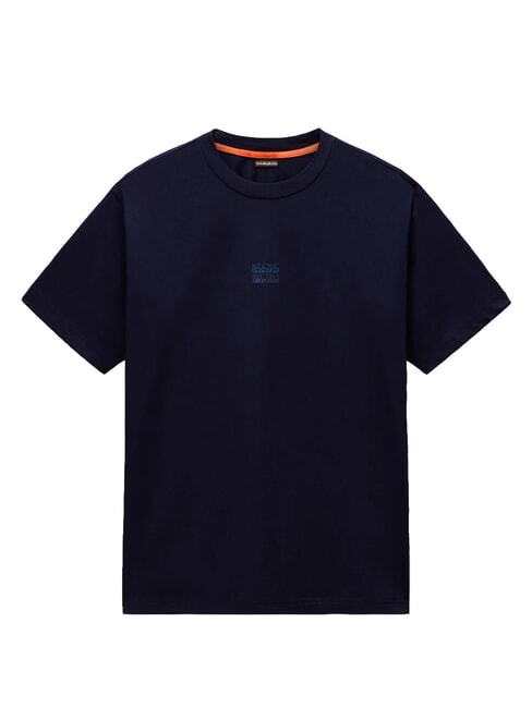 S-ELEVATED LOGO SS Baumwoll-T-Shirt blu marine - Herren-T-Shirts