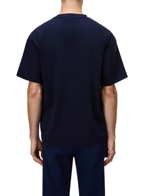 S-ELEVATED LOGO SS Baumwoll-T-Shirt blu marine - Herren-T-Shirts