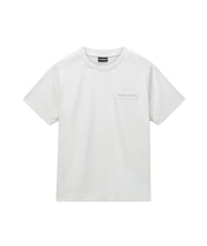 NAPAPIJRI S-CLARAO SS Baumwoll-T-Shirt wei&szlig;es Fl&uuml;stern - T-Shirts und Tops f&uuml;r Damen - 3