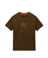 NAPAPIJRI S-BARYTE SS Baumwoll-T-Shirt Dunkelolivgr&uuml;n - T-Shirts und Tops f&uuml;r Damen - 3