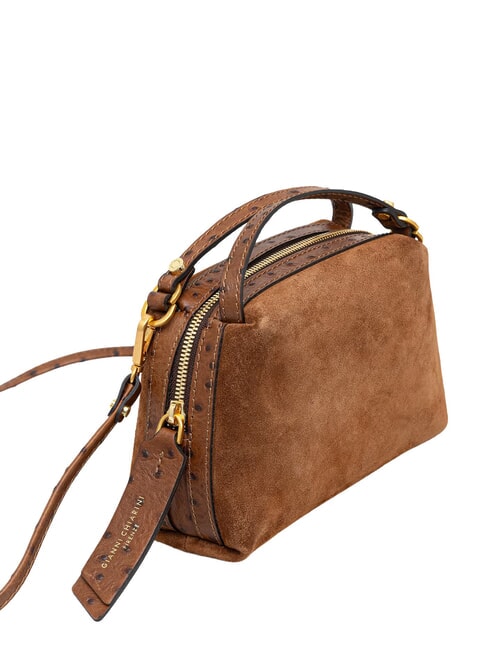 ALIFA Mini-Handtasche mit Schulterriemen Cognac - Damentaschen