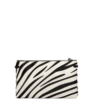GIANNI CHIARINI HERMY Clutch-Tasche aus Ponyfell schwarz-wei&szlig;es Zebra - Damentaschen - 3