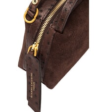 GIANNI CHIARINI ALIFA Mini-Handtasche mit Schulterriemen Mokka - Damentaschen - 4