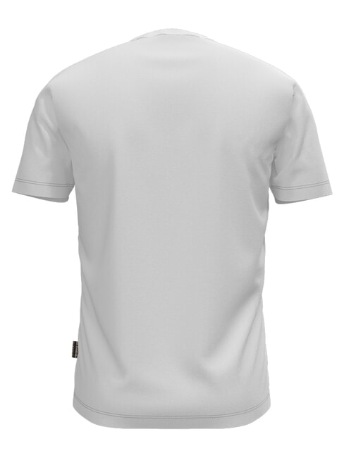 S-KASBA Kurzarm-T-Shirt aus reiner Baumwolle Helles Weiss - Herren-T-Shirts