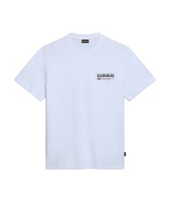 NAPAPIJRI S-KASBA Kurzarm-T-Shirt aus reiner Baumwolle Helles Weiss - Herren-T-Shirts - 7