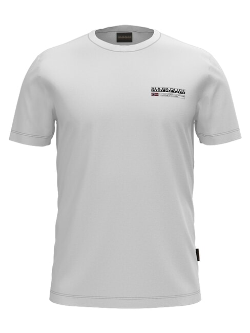 S-KASBA Kurzarm-T-Shirt aus reiner Baumwolle Helles Weiss - Herren-T-Shirts