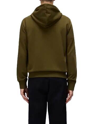 BALIS Sweatshirt mit durchgehendem Rei&szlig;verschluss Dunkelolivgr&uuml;n - Sweatshirts Herren