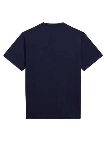 S-KASBA Kurzarm-T-Shirt aus reiner Baumwolle blu marine - Herren-T-Shirts