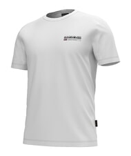 NAPAPIJRI S-KASBA Kurzarm-T-Shirt aus reiner Baumwolle Helles Weiss - Herren-T-Shirts - 4