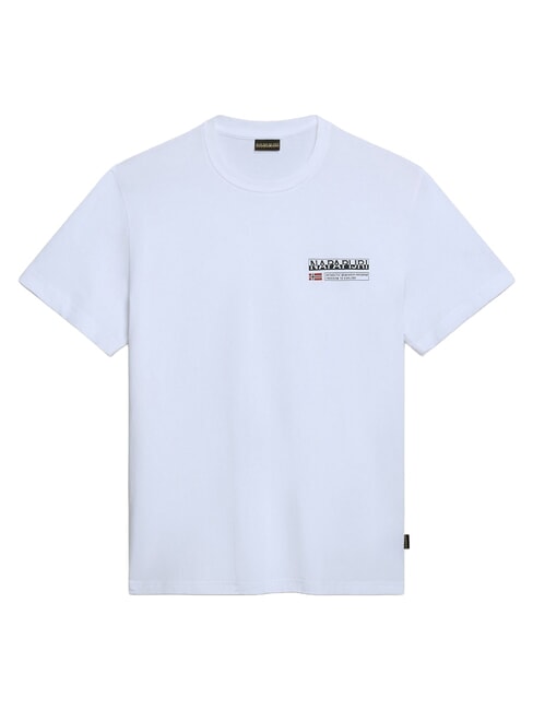 S-KASBA Kurzarm-T-Shirt aus reiner Baumwolle Helles Weiss - Herren-T-Shirts