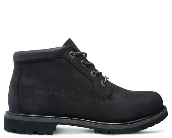 Scarponcini NELLIE CHUKKA, aus Nubukleder SCHWARZ - Damenschuhe