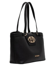 LOVE MOSCHINO OVAL FRIEZE Shopperin mit Clutch Schwarz - Damentaschen - 3