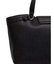 LOVE MOSCHINO OVAL FRIEZE Shopperin mit Clutch Schwarz - Damentaschen - 4