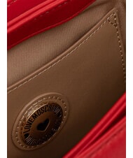 LOVE MOSCHINO GILDED Schultertasche mit Kette ROT - Damentaschen - 4
