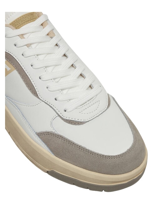 S5DUST01 Ledersneakers wei&szlig;/beige - Herrenschuhe
