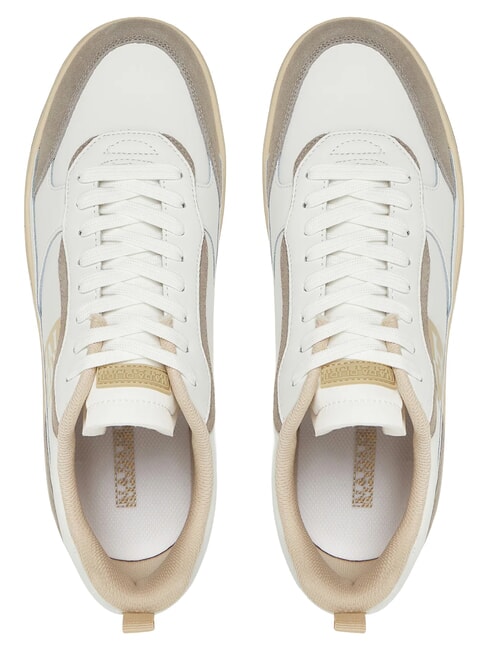 S5DUST01 Ledersneakers wei&szlig;/beige - Herrenschuhe