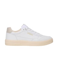 NAPAPIJRI S5BARK12 Ledersneakers wei&szlig;/beige - Herrenschuhe - 2