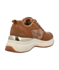 ALVIERO MARTINI PRIMA CLASSE GEO Turnschuhe beigefarbenes Geo-Leder - Damenschuhe - 3