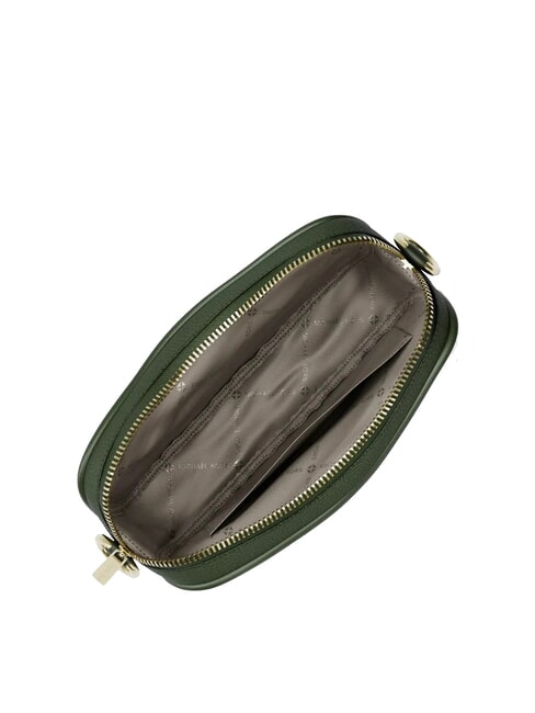 JET SET Schultertasche aus Leder Moos - Damentaschen