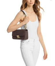 MICHAEL KORS SLOAN Schultertasche, Leder Schokolade - Damentaschen - 2