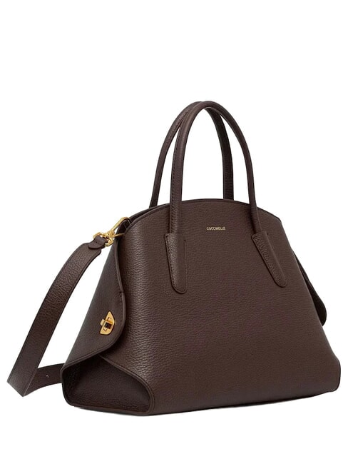 TYLDE SOFT Schultertasche mit Schulterriemen, aus Leder Beere - Damentaschen