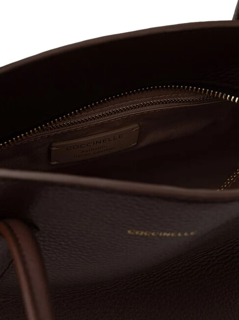 TYLDE SOFT Schultertasche mit Schulterriemen, aus Leder Beere - Damentaschen