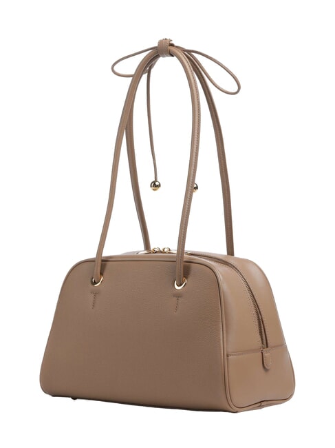 POPPY Schultertasche, Leder Toffee - Damentaschen
