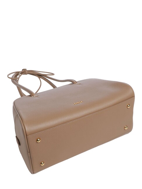 POPPY Schultertasche, Leder Toffee - Damentaschen