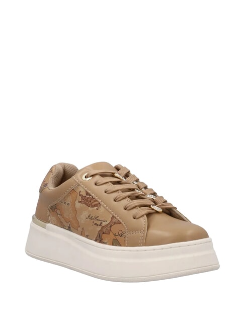GEO Sneaker mit Schmuckapplikation Haselnuss/Geo Beige - Damenschuhe