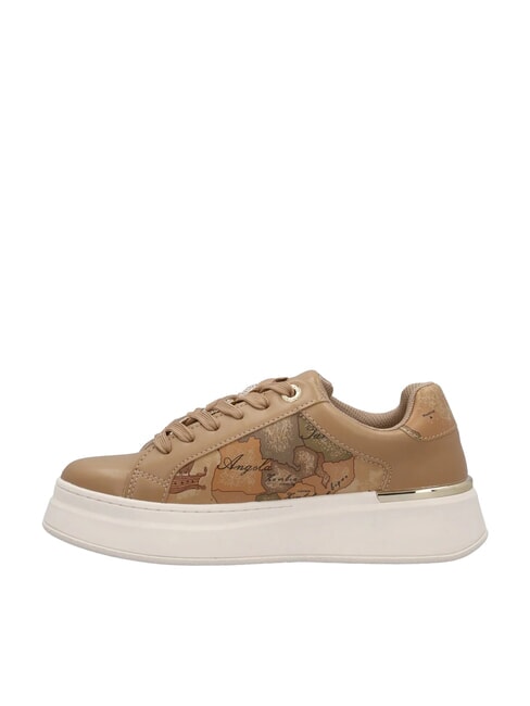GEO Sneaker mit Schmuckapplikation Haselnuss/Geo Beige - Damenschuhe